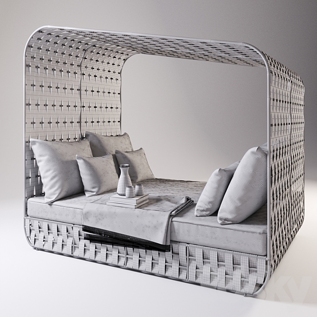 Strips Daybed By Skyline Design 3DSMax File - thumbnail 2