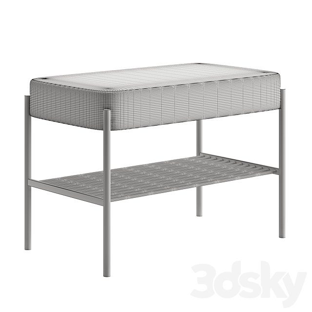 Taxta bench 3DSMax File - thumbnail 6