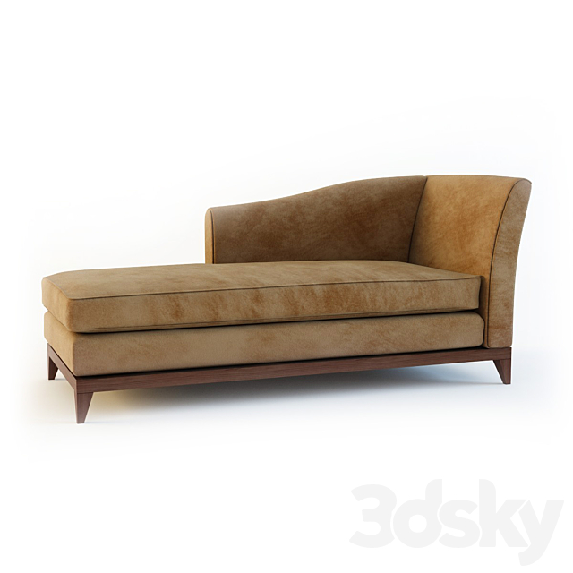 The Sofa and Chair company-Bespoke chaise longue 3ds Max - thumbnail 1