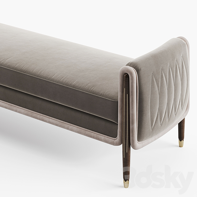 Theodore Alexander Grace end of bed Bench 3DSMax File - thumbnail 2