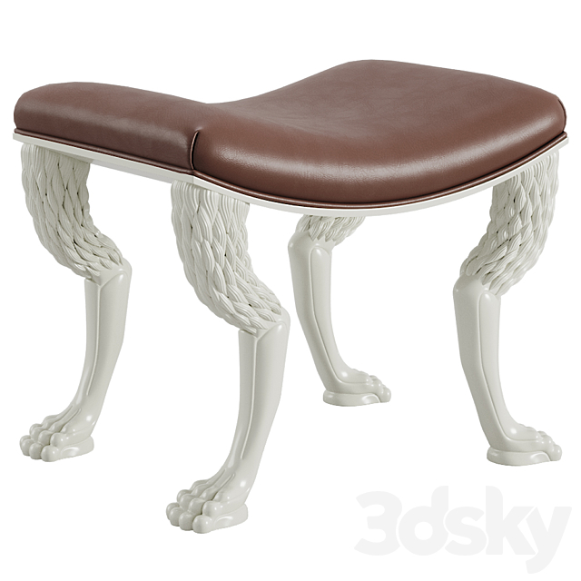 Theodore Alexander NOB HILL STOOL 3DSMax File - thumbnail 1