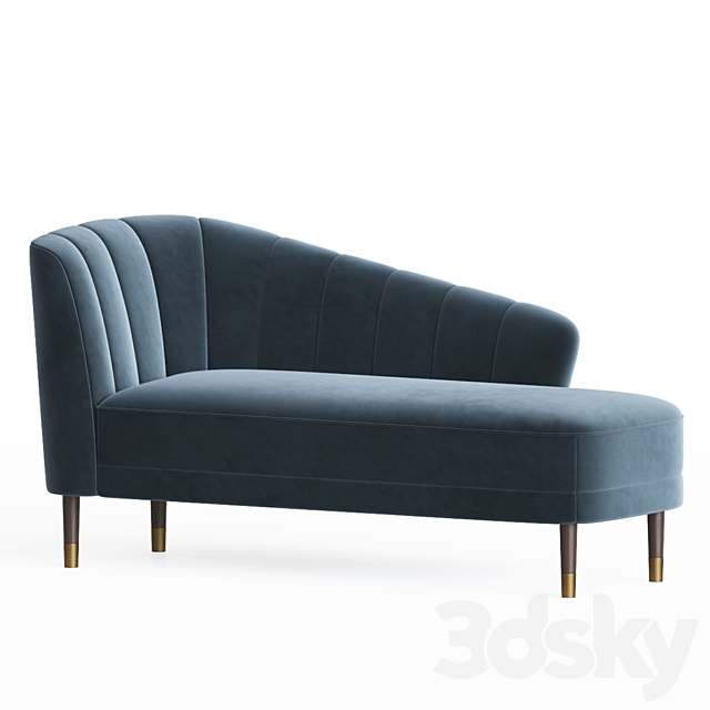 Theron Chaise Lounges The Sofa & Chair Company 3ds Max - thumbnail 2