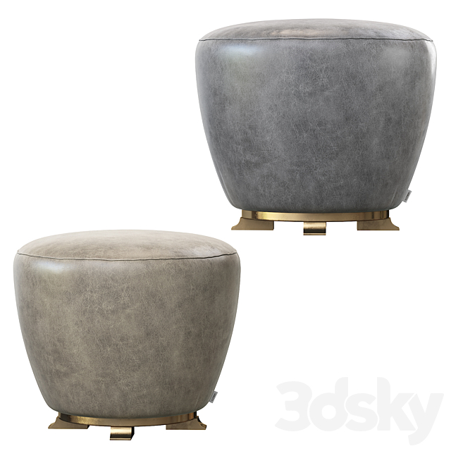 Topaze stool giorgetti 3ds Max - thumbnail 3