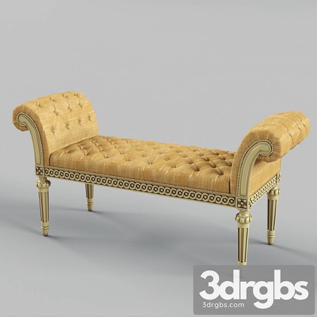 Trianon Court Bench 3dsmax Download - thumbnail 1