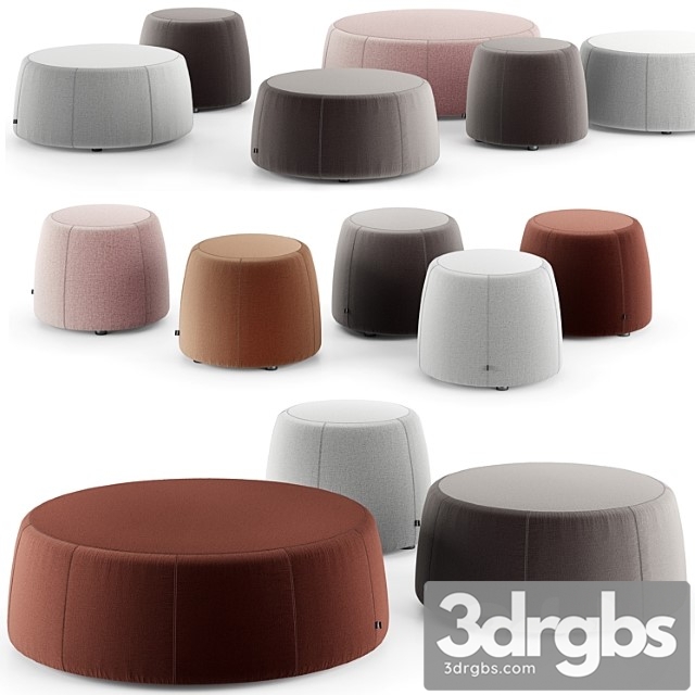 Tribu nomad poufs 2 3dsmax Download - thumbnail 1