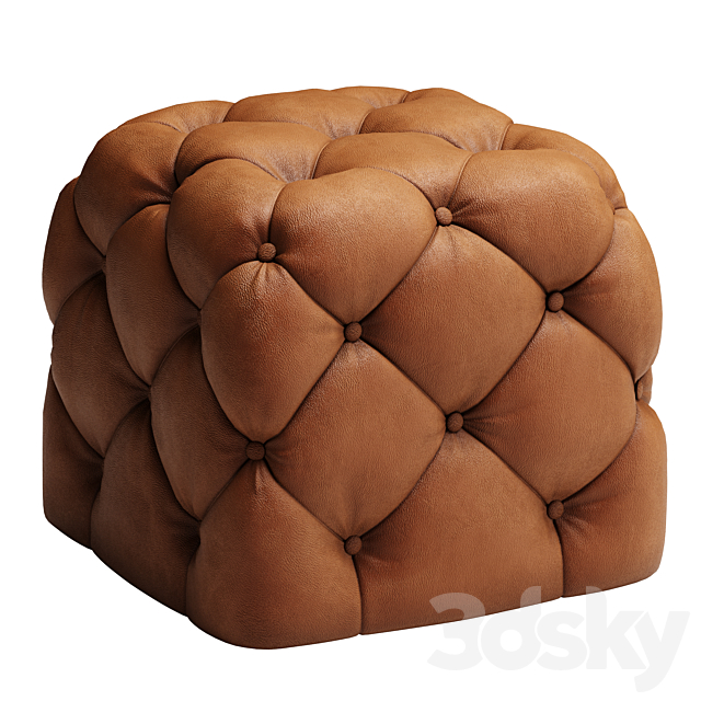 Tufted pouf CTS Salloti Tresor 3DSMax File - thumbnail 2