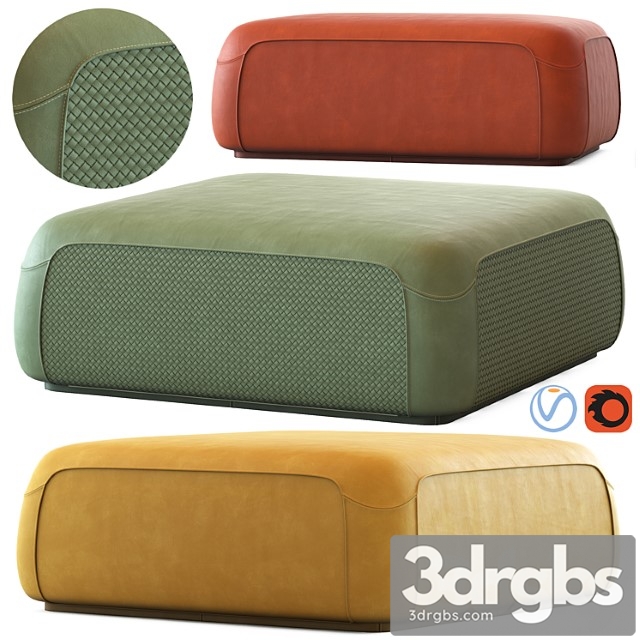 Ulivi olivia pouf 2 3dsmax Download - thumbnail 1