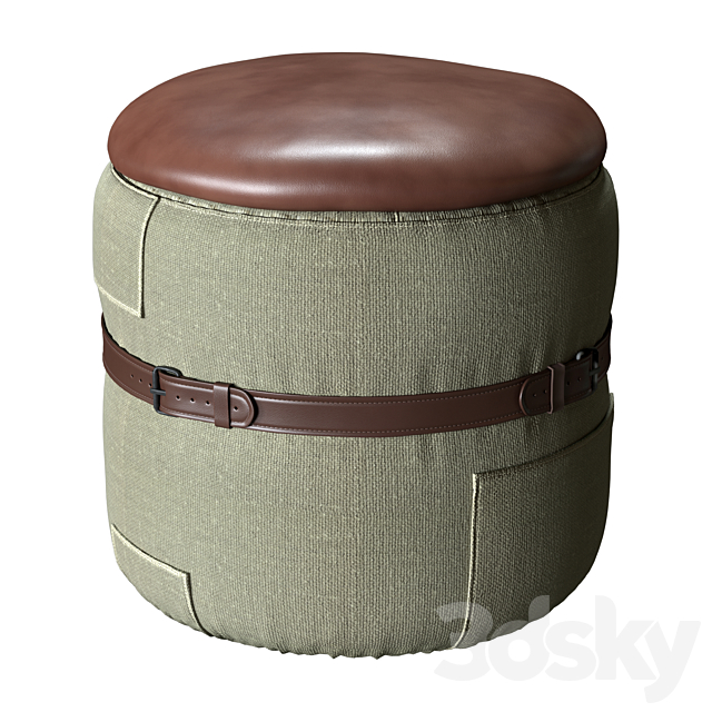 United strangers army stool 3DSMax File - thumbnail 1