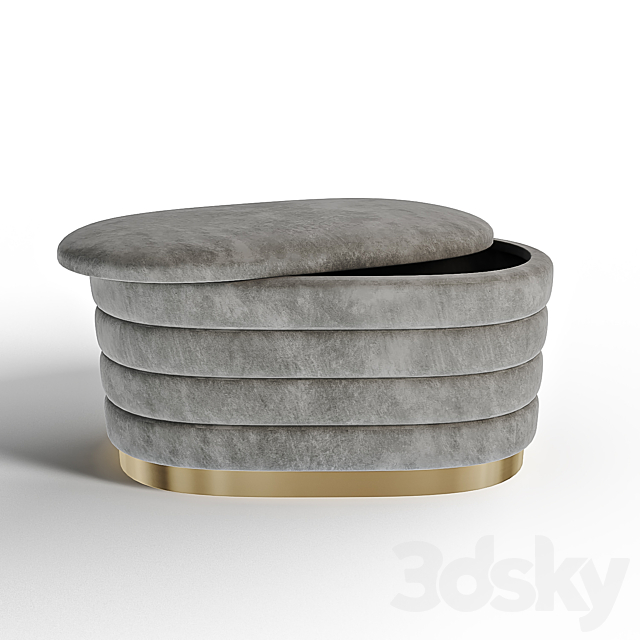 Upholstered bench Dallas by My interno 3ds Max - thumbnail 1