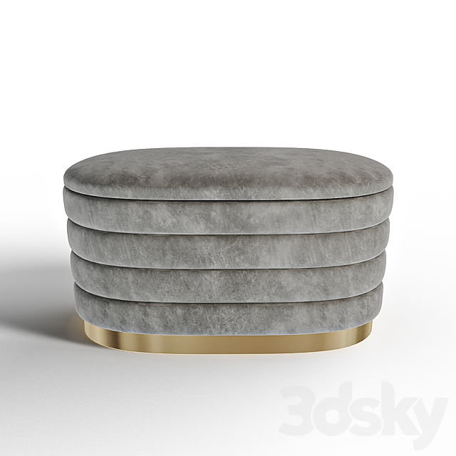 Upholstered bench Dallas by My interno 3ds Max - thumbnail 2