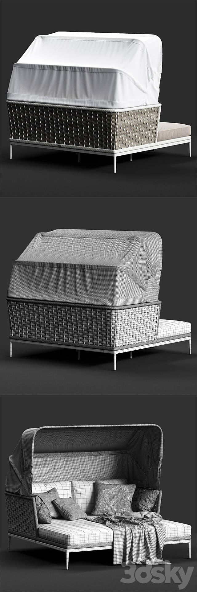 Varaschin ALGARVE Igloo Sofa 3DSMax File - thumbnail 3