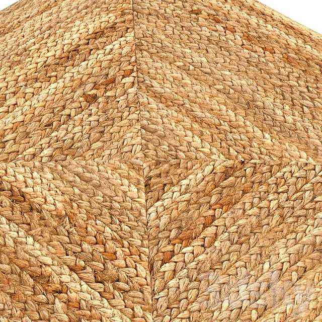 VG Tex Jute Floor Cushoin 3DS Max Model - thumbnail 4