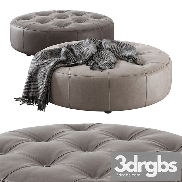 vivian round ottoman 3dsmax Download - thumbnail 1