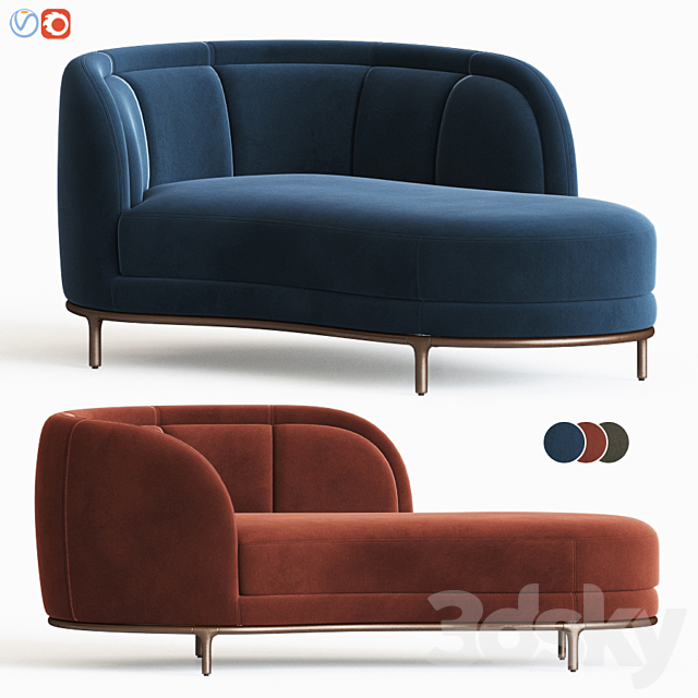 Vuelta Chaise Lounge Wittmann 3DSMax File - thumbnail 1