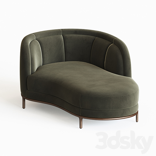 Vuelta Chaise Lounge Wittmann 3DSMax File - thumbnail 2