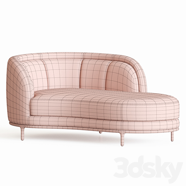 Vuelta Chaise Lounge Wittmann 3DSMax File - thumbnail 4