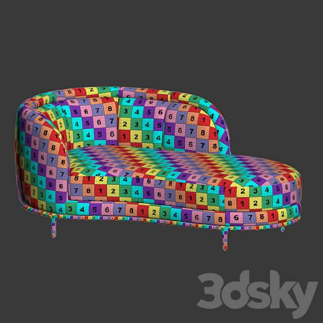 Vuelta Chaise Lounge Wittmann 3DSMax File - thumbnail 5