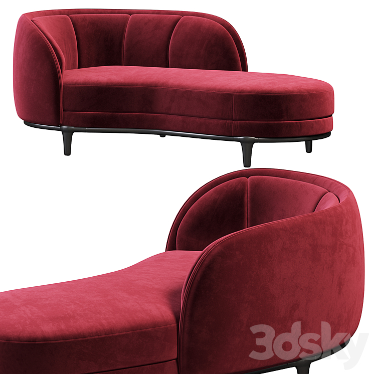 Vuelta longe witman sofa 3DS Max Model - thumbnail 2