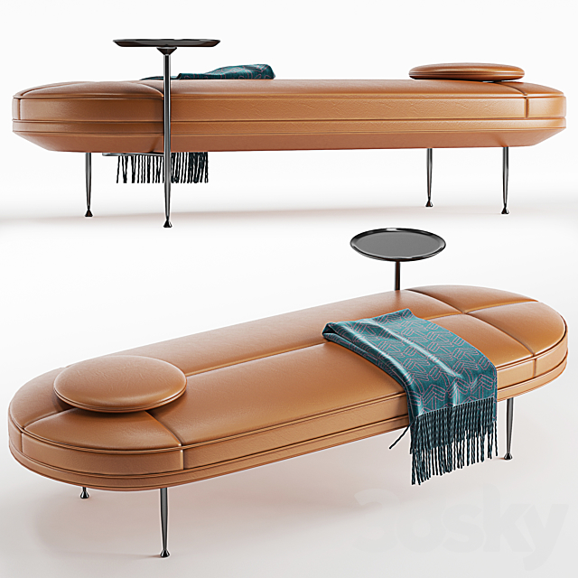 Wendelbo WON Canoe daybed 3DSMax File - thumbnail 1