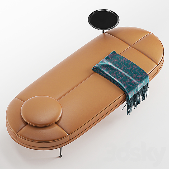 Wendelbo WON Canoe daybed 3DSMax File - thumbnail 2