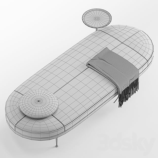 Wendelbo WON Canoe daybed 3DSMax File - thumbnail 3