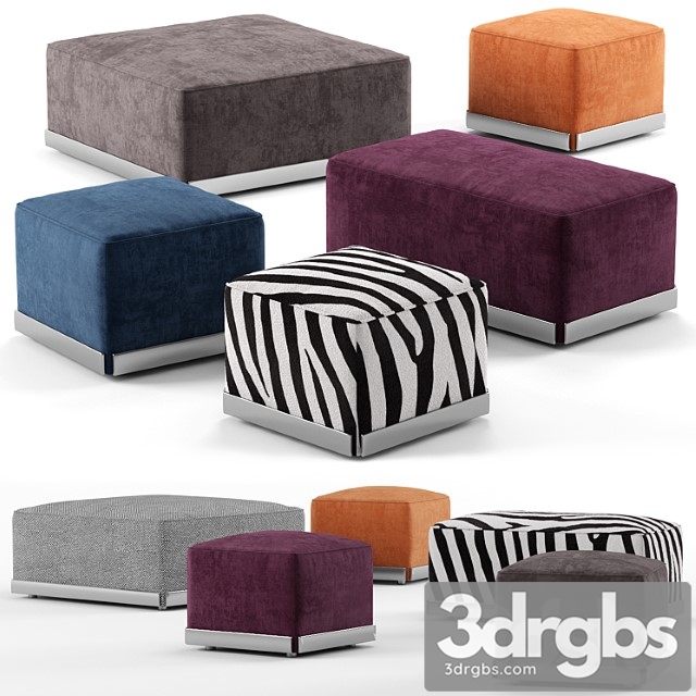 West Poufs Minotti 3dsmax Download - thumbnail 1