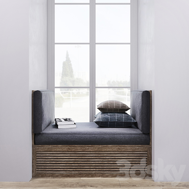 windowsill. Soft windowsill. 3DSMax File - thumbnail 1