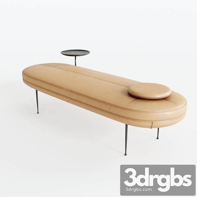 Won canoe daybed 2 3dsmax Download - thumbnail 1