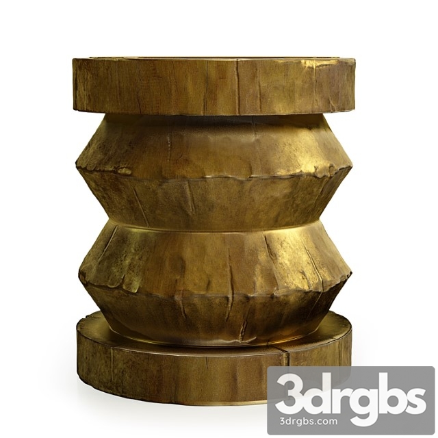 Z Stool Gold 1 3dsmax Download - thumbnail 1