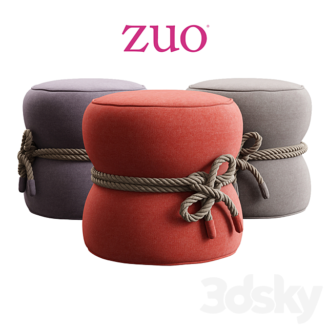 Zuo Mod _ Tubby Ottoman 3DSMax File - thumbnail 1