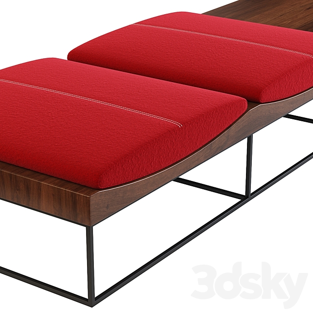 102 Bench by Jorge Zalszupin 3DSMax File - thumbnail 2