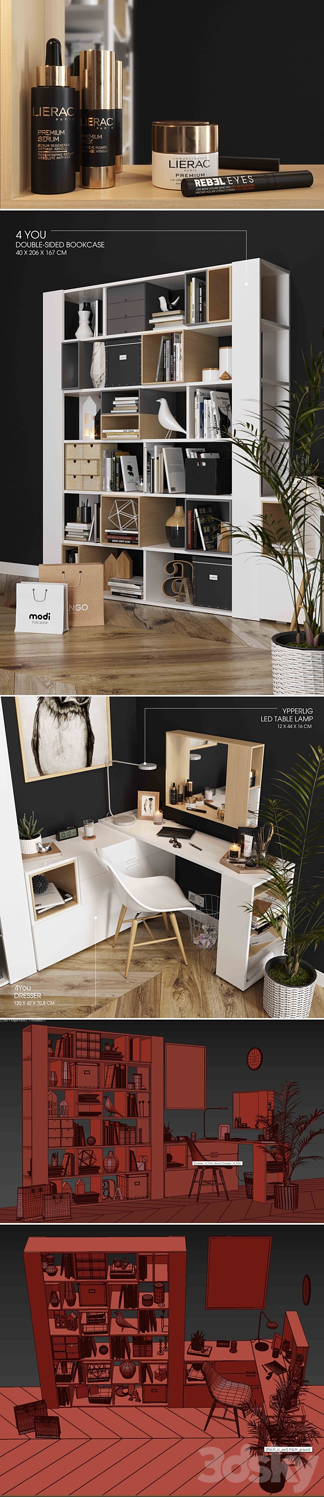 4_YOU_modular_bedroom 3DSMax File - thumbnail 3