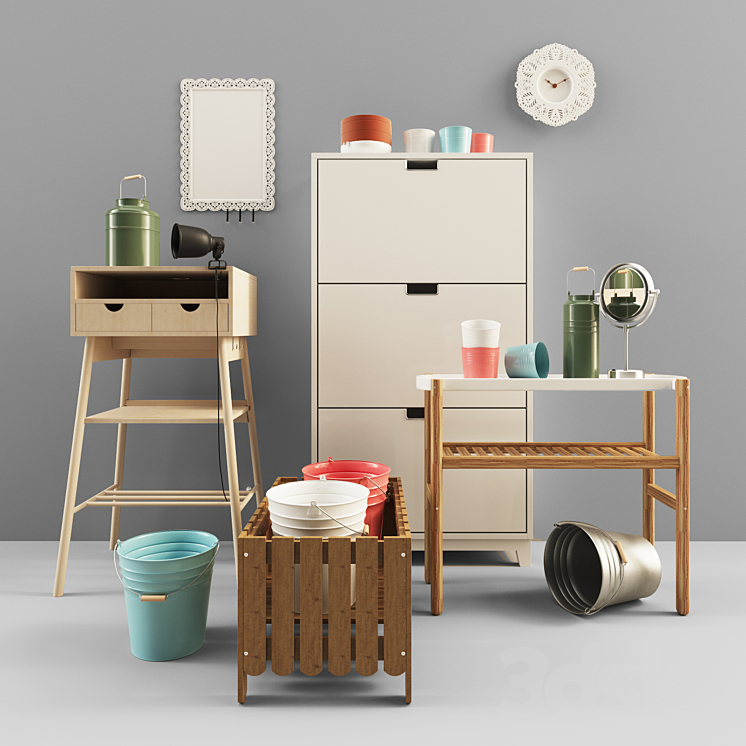 A set of 2 IKEA 3DS Max - thumbnail 1