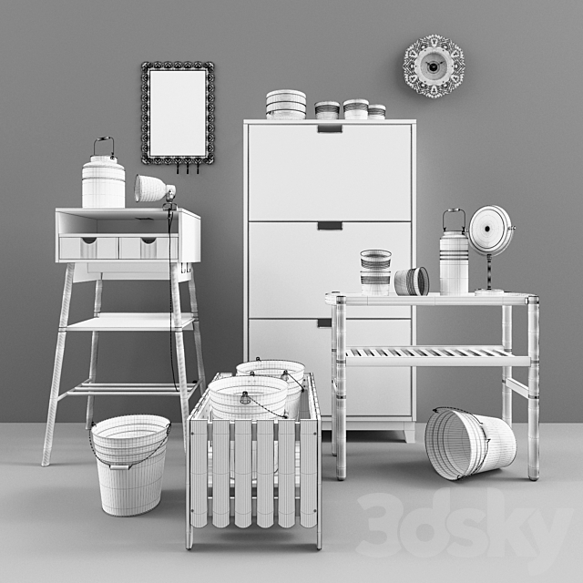 A set of 2 IKEA 3DSMax File - thumbnail 3