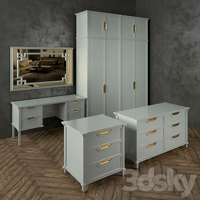 A set of furniture Anyhome 3DSMax File - thumbnail 1