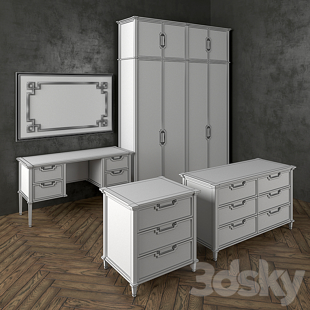 A set of furniture Anyhome 3DSMax File - thumbnail 3