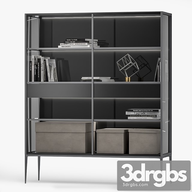 Alambra libreria rimadesio w (w) 1308mm 2 3dsmax Download - thumbnail 1