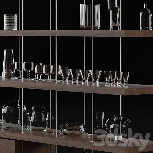 All sorts of glass and Riva 1920 3DSMax File - thumbnail 3