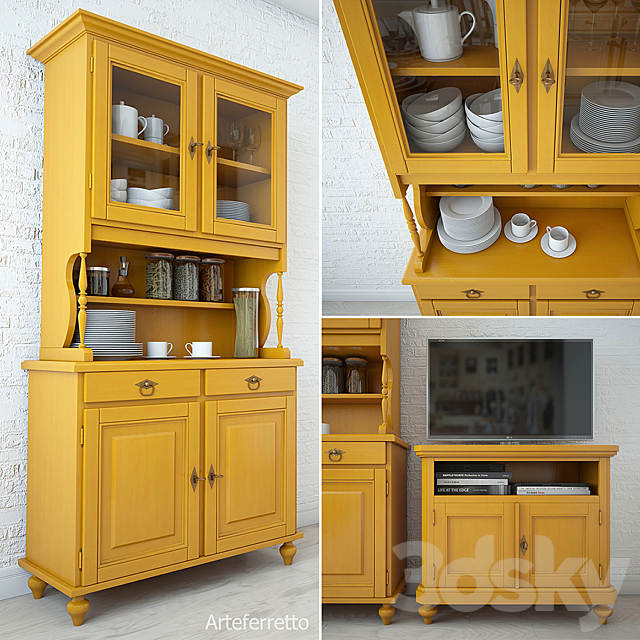 ARTEFERRETTO wardrobe and TV Stand 3DSMax File - thumbnail 3