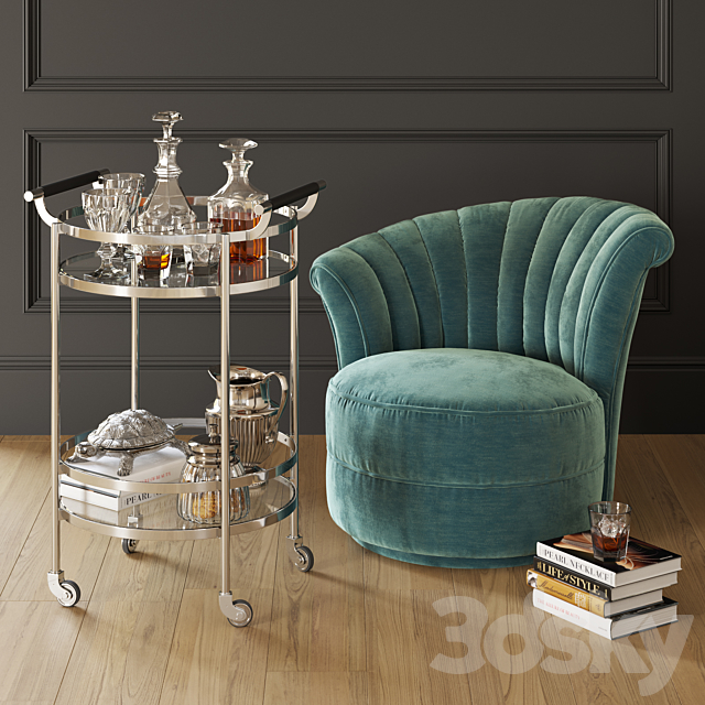 BAR Cart 3DSMax File - thumbnail 1