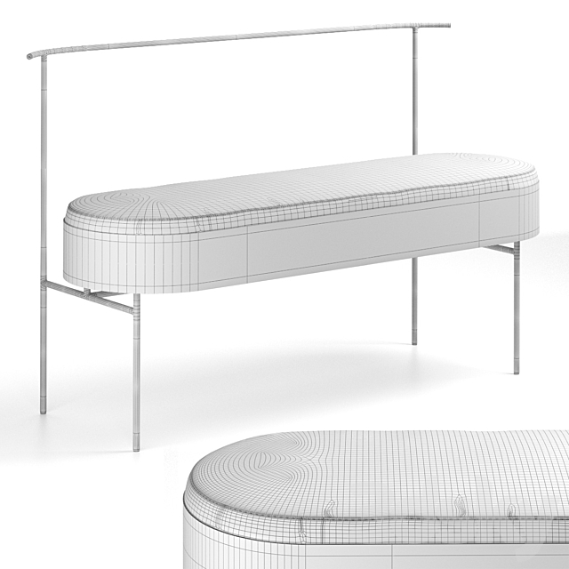 Bench Baxter Tia 3DSMax File - thumbnail 3