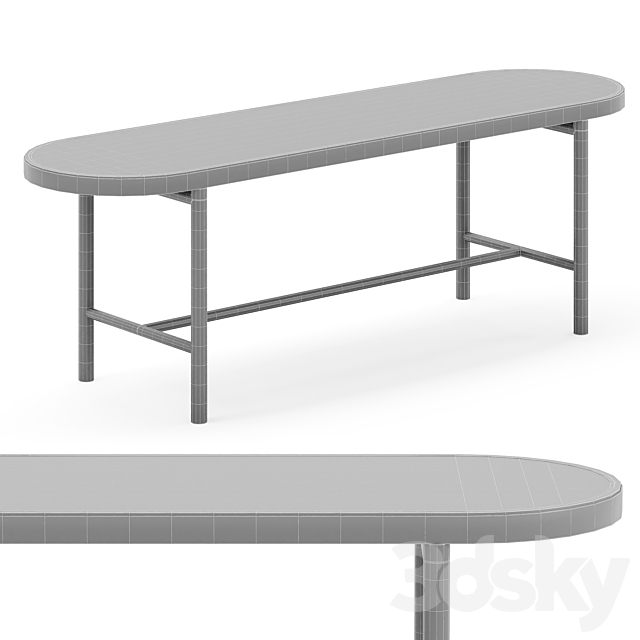 Bench Be My Guest by Warm Nordic 3DSMax File - thumbnail 3