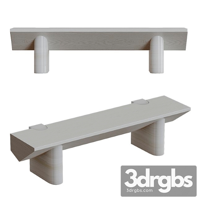 Bench by Charles Kalpakian 3dsmax Download - thumbnail 1