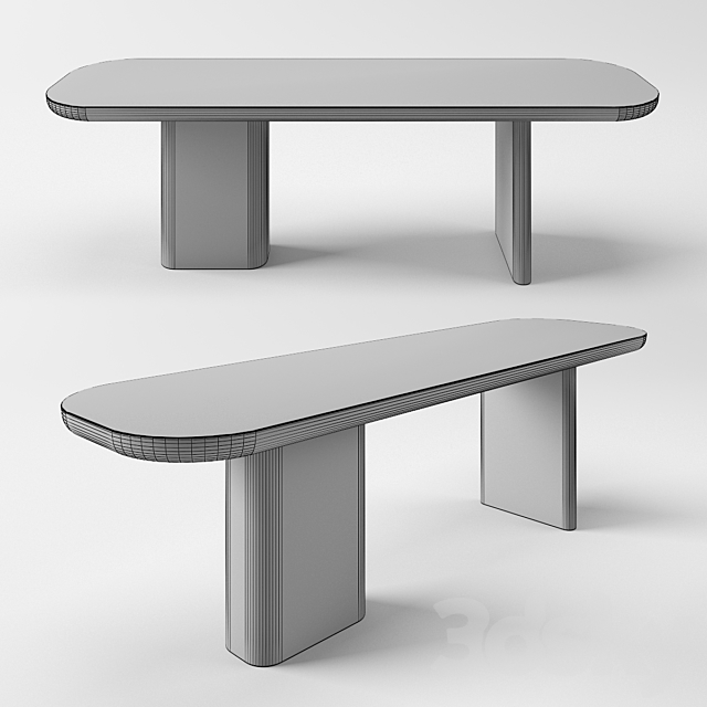 bench from the SURF collection from the IVAN CHUDOV workshop 3DS Max Model - thumbnail 2