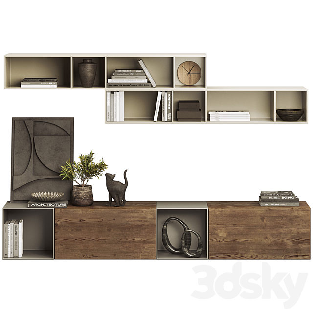 BoConcept Lugano Wall Unit 3DSMax File - thumbnail 1