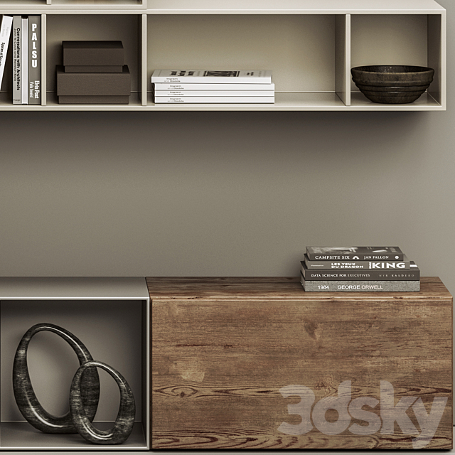 BoConcept Lugano Wall Unit 3DSMax File - thumbnail 4