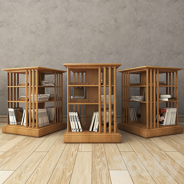 Bookcase “roll” 3DSMax File - thumbnail 1