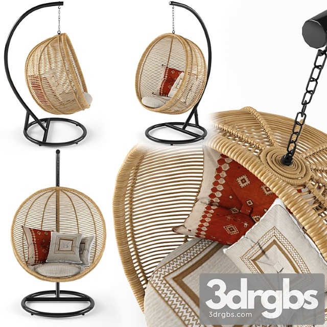 Bosseda Hanging Chair 3dsmax Download - thumbnail 1