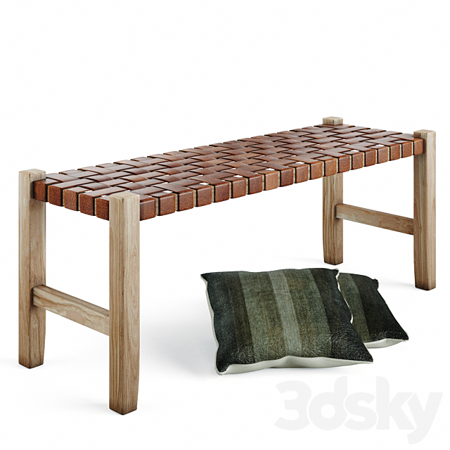 Calixa bench 3DSMax File - thumbnail 1