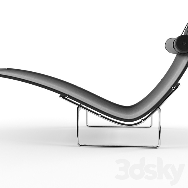 Chaise Longue – Poul Kjærholm 3DS Max Model - thumbnail 2